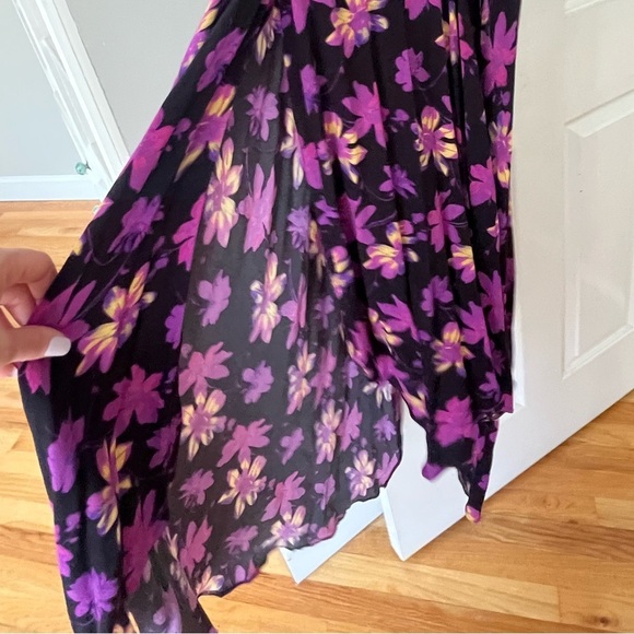 Maje Ritunia Shirt Collar Floral Print Maxi Dress - Picture 6 of 13